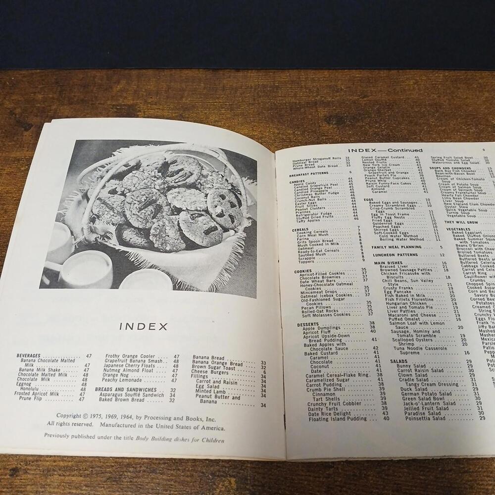 Vintage 1975 Cookbook - 200 Dishes for Children by Kitchen Companion - Picture 3 of 5